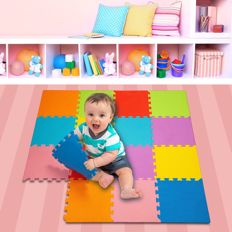 ToyVelt 48'' L Interlocking Foam Playmat Wayfair